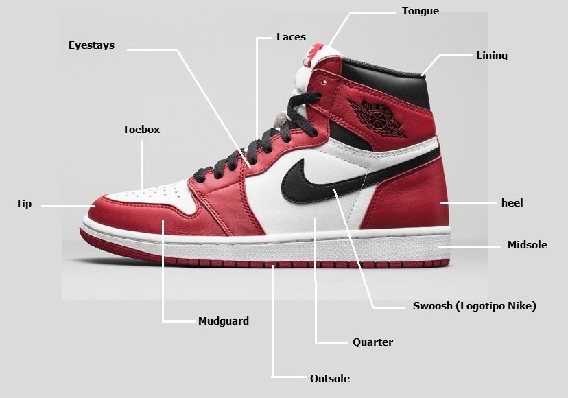 Sneaker anatomy