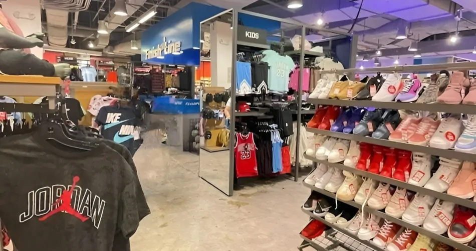 5. Finish Line A Finish Line é uma das melhores lojas de tênis nos Estados Unidos para quem busca diversidade. Com uma curadoria que inclui Nike, Jordan e Puma, ela é ideal para encontrar tênis esportivos e casuais. Em uma visita a uma loja em Orlando, notei que os lançamentos da Nike chegam primeiro à Finish Line do que a outras varejistas. Eles também oferecem parcerias exclusivas, como edições limitadas de Air Jordan. A loja tem promoções frequentes, então vale checar o site antes de visitar. Confira o site da Finish Line.