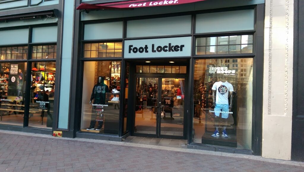 Foot Locker sneakers stores boston