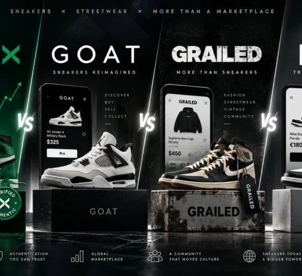 stockx vs goat vs grailed vs klekt 90sneakers com