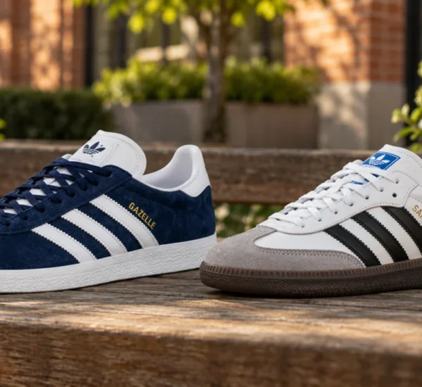 adidas Samba e Gazelle imagem comparativa