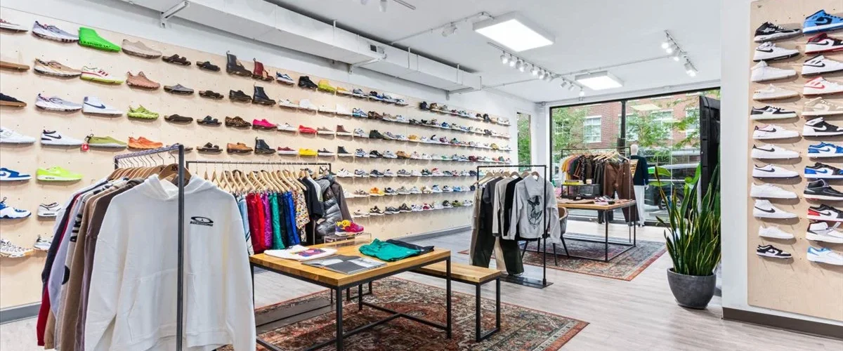 Loja Sole Classics na North High Street, no bairro Short North, em Columbus.