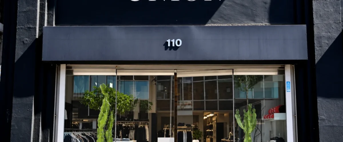 Loja de tênis e streetwear Union.