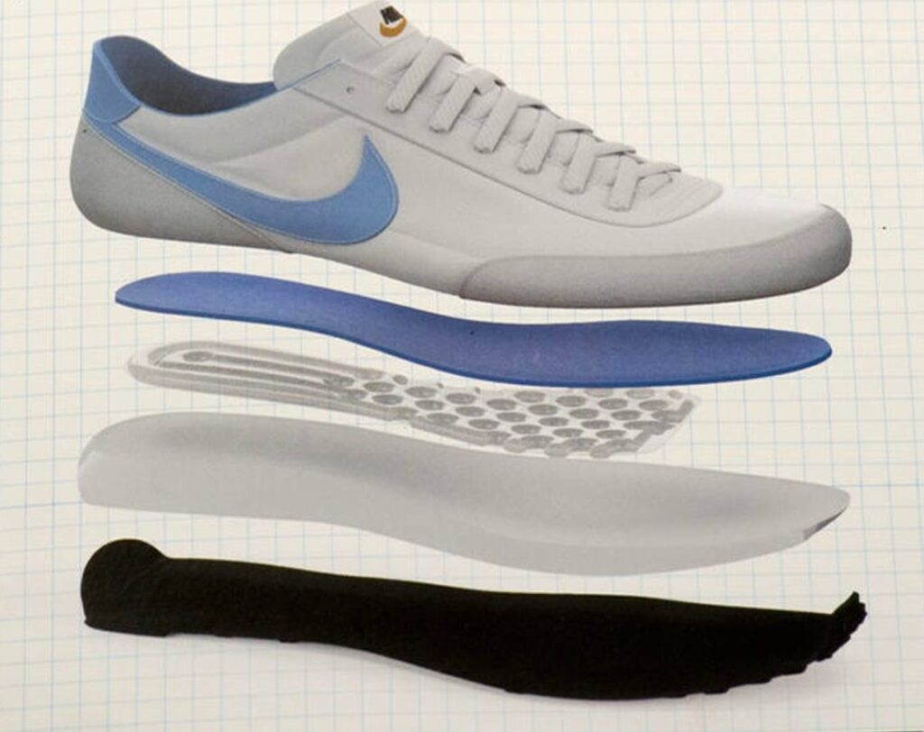 La tecnología AIR se implementó a partir de 1978 con el lanzamiento de Nike Air Tailwind.
¡Entonces, Nike Air Tailwind fue la primera zapatilla Nike en recibir la tecnología AIR en el zapato y en su nombre!