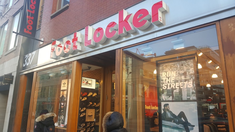 Foot Locker sneakers stores toronto