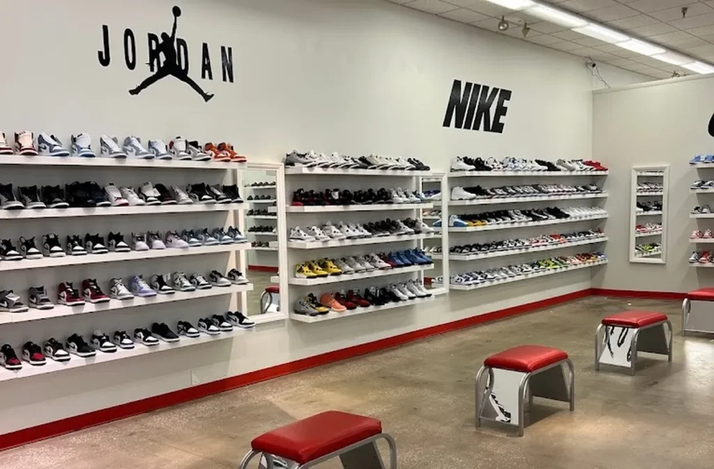 Inside view of A Sneaker City in Orlando