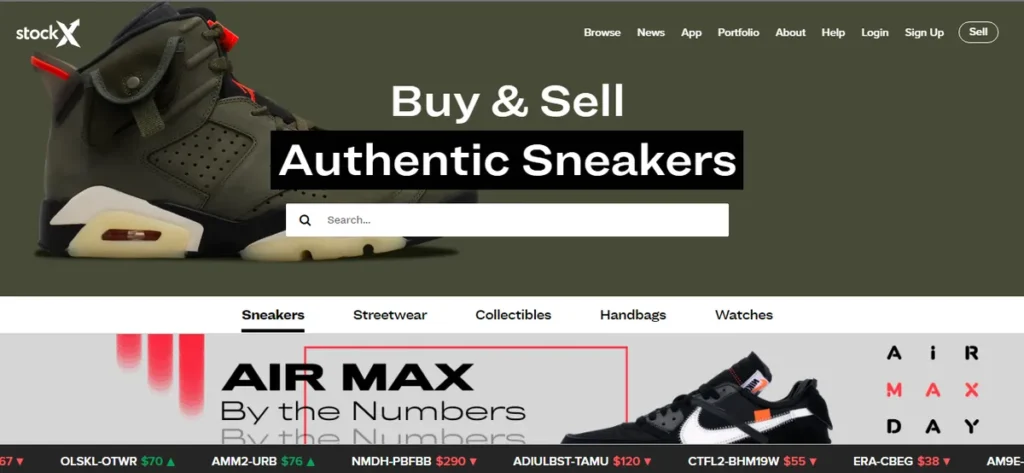 How to Buy on StockX: Simple Guide to Placing Your Order on the Platform How to buy in Stockx 1 StockX homepage