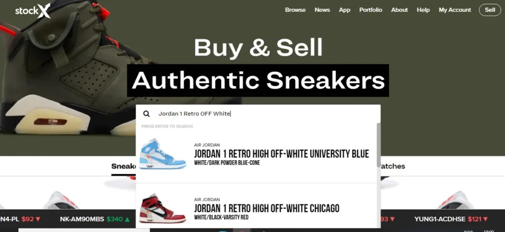 How to Buy on StockX: Simple Guide to Placing Your Order on the Platform How to buy in Stockx 3 Searching for your desired sneakers on StockX