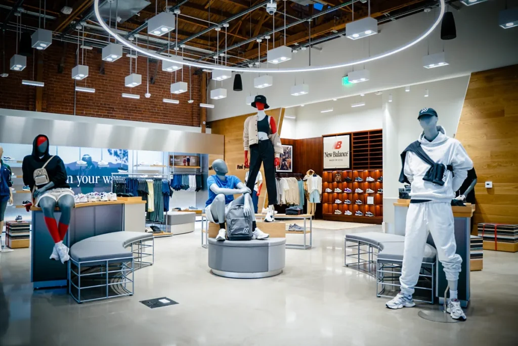 Loja de Calçados em Los Angeles New Balance Sunset Blvd tênis e calçados em LA