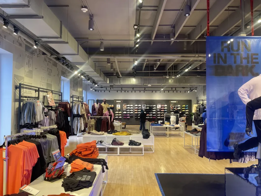 Loja de Calçados em Los Angeles Nike The Grove tênis e calçados em LA