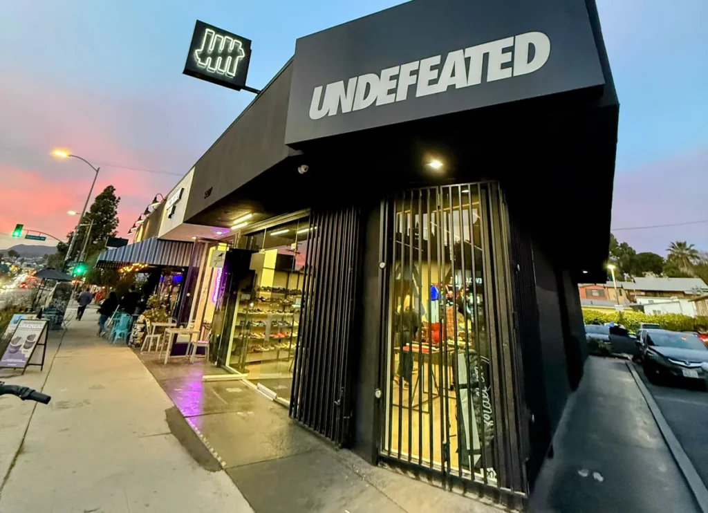 Loja de Calçados em Los Angeles Undefeated Silver Lake tênis e calçados em LA