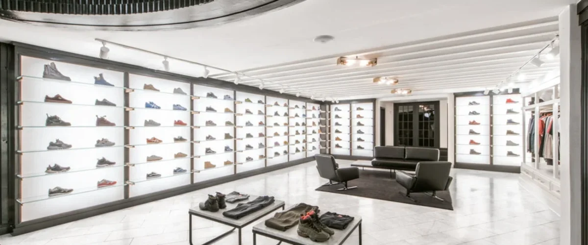 A Ma Maniére storefront in Washington, D.C., occupying a narrow white building between neighboring brick facades.