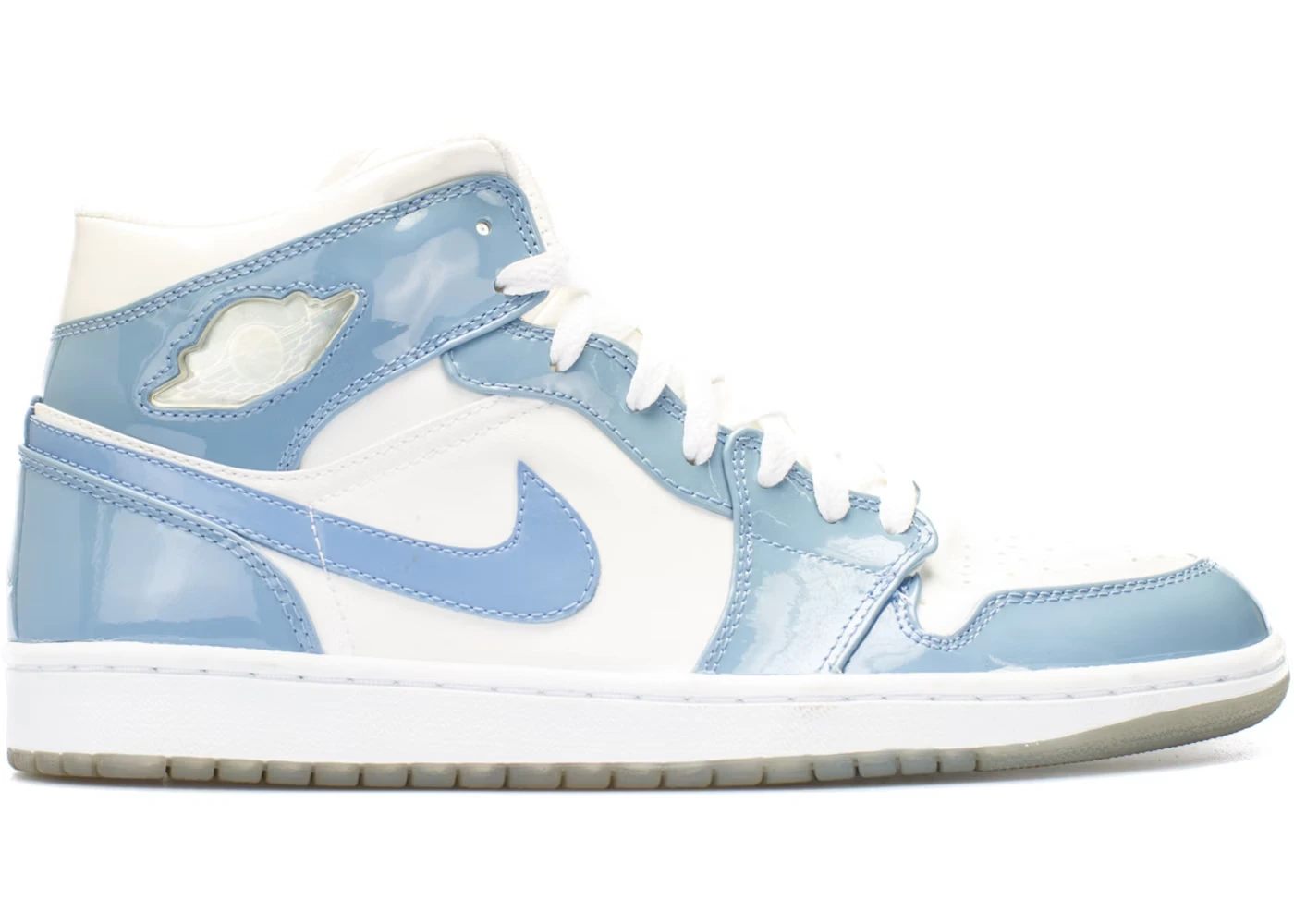 Air Jordan 1 Mid Patent UNC, 2003 edition
