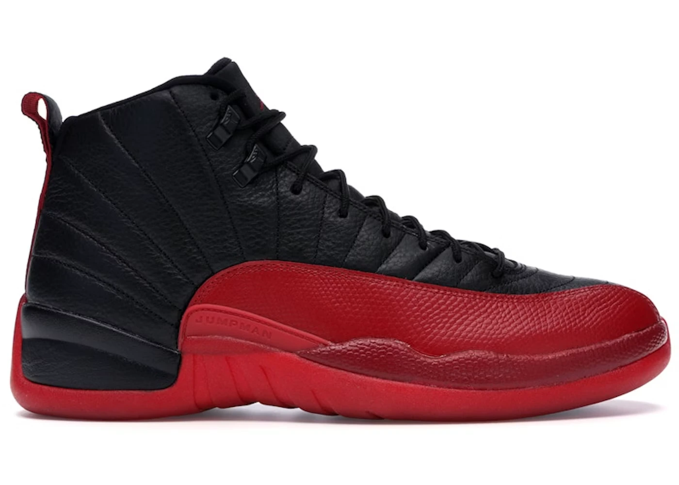 Air Jordan 12 Black Varsity Red Flu Game, 2016 edition