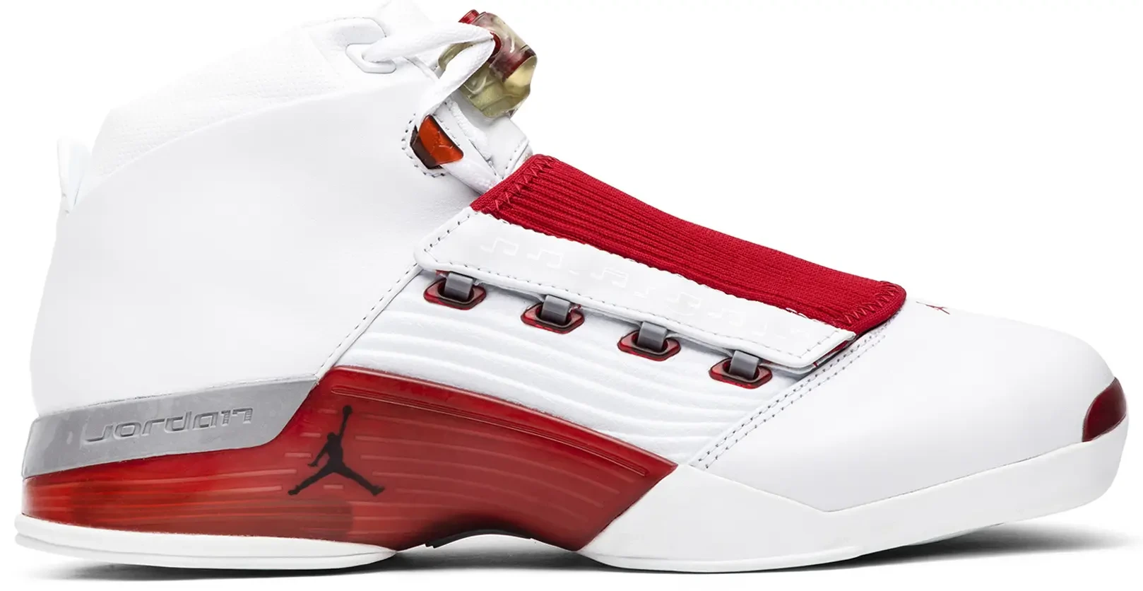 Air Jordan 17 Varsity Red White Varsity Red Charcoal, 2002 edition
