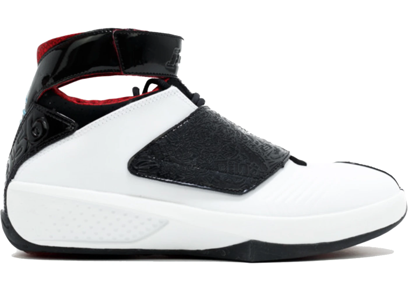 Air Jordan 20 White / Black / Varsity Red (Quickstrike), 2005 edition