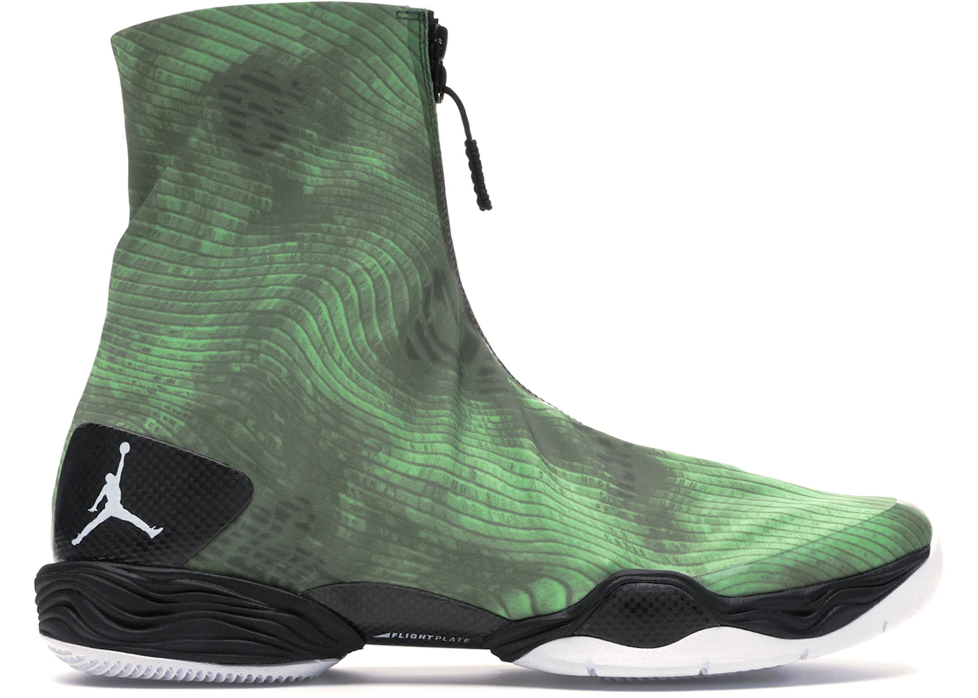 Air Jordan 28 Electric Green / Black (Green Camo / Night Vision), 2013 edition