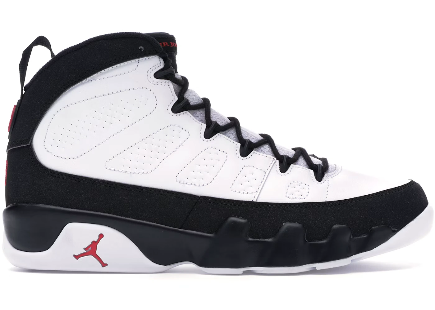 Air Jordan 9 White Black True Red, 2016 edition