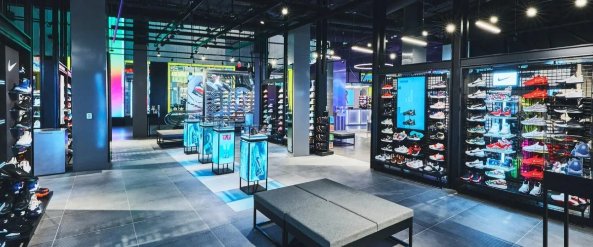 jd sports times square new york store interior 90sneakers com
