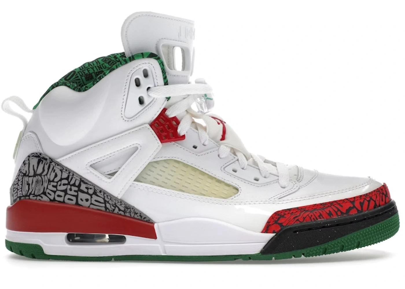 Jordan Spizike OG White Red Green, 2014 edition