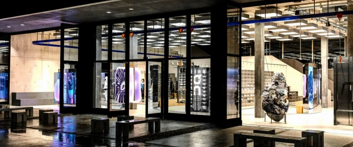 on shoes store