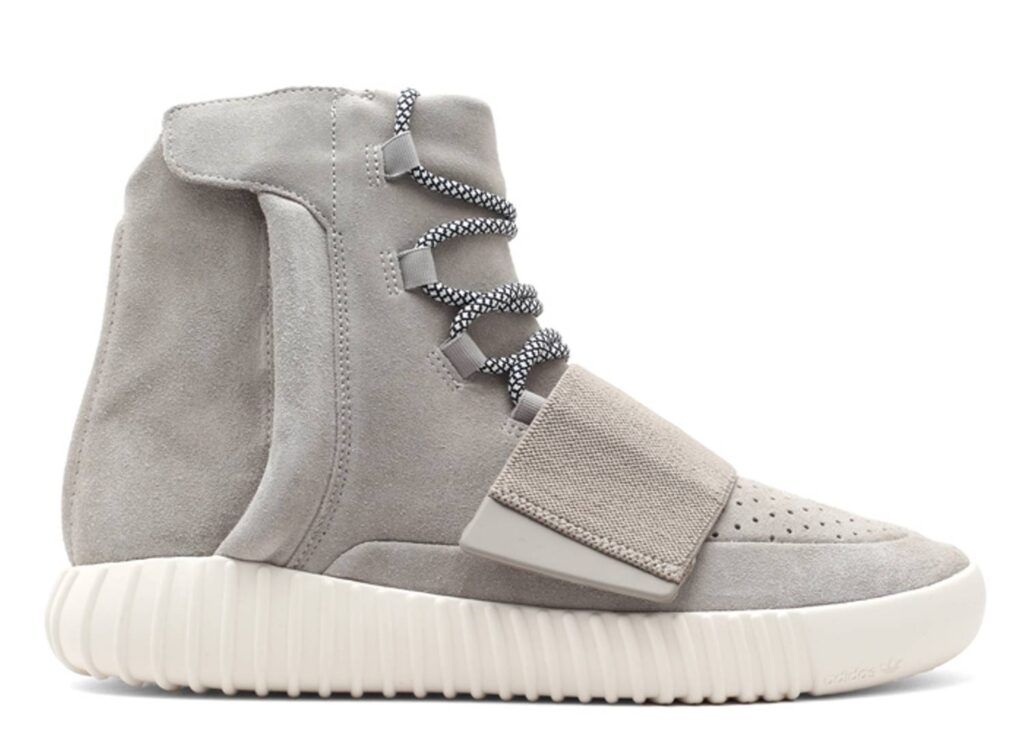 adidas Yeezy Boost 750 em colorway cinza